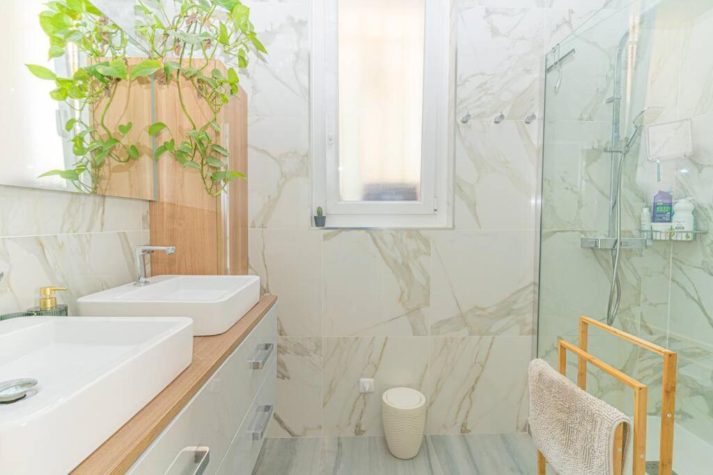 Apartament Bel Appart Climatise A 5 Min Plage Des Catalans Marsylia Zewnętrze zdjęcie