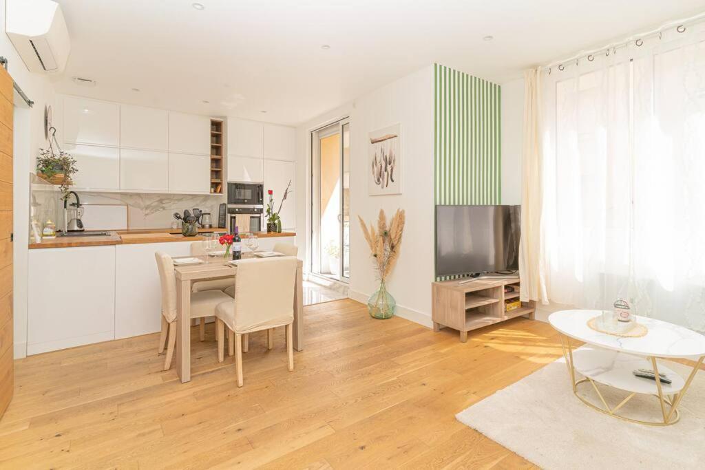 Apartament Bel Appart Climatise A 5 Min Plage Des Catalans Marsylia Zewnętrze zdjęcie